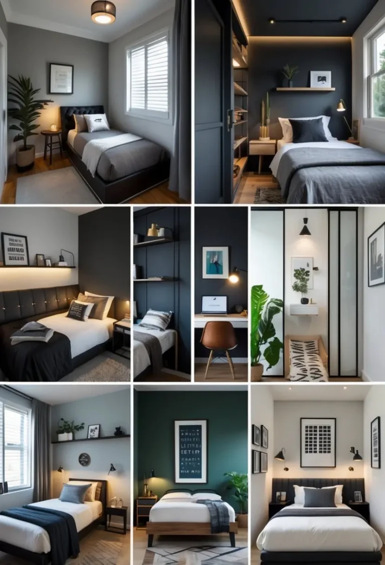 8 Small Bedroom Ideas for Men to Maximize Style and Space Efficiently