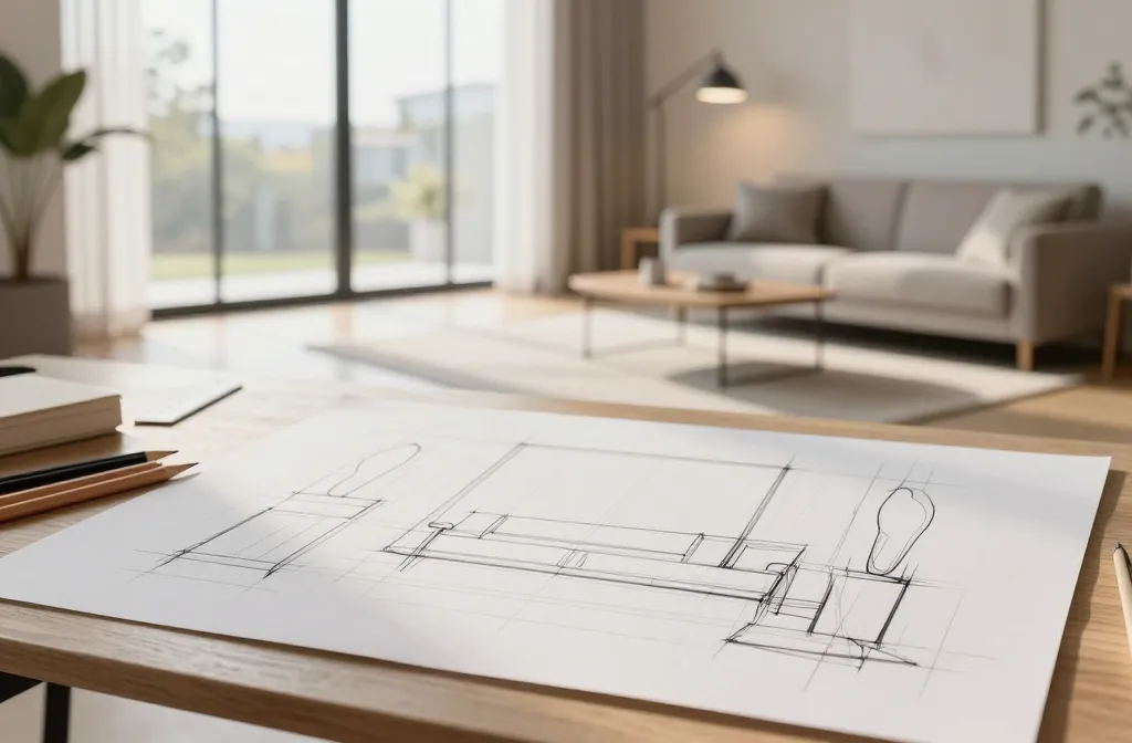 Interior Design Living Room Drawing: Your Space, Perfected