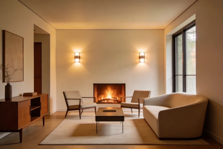 Small Living Room Layout with Fireplace: Cozy and Chic