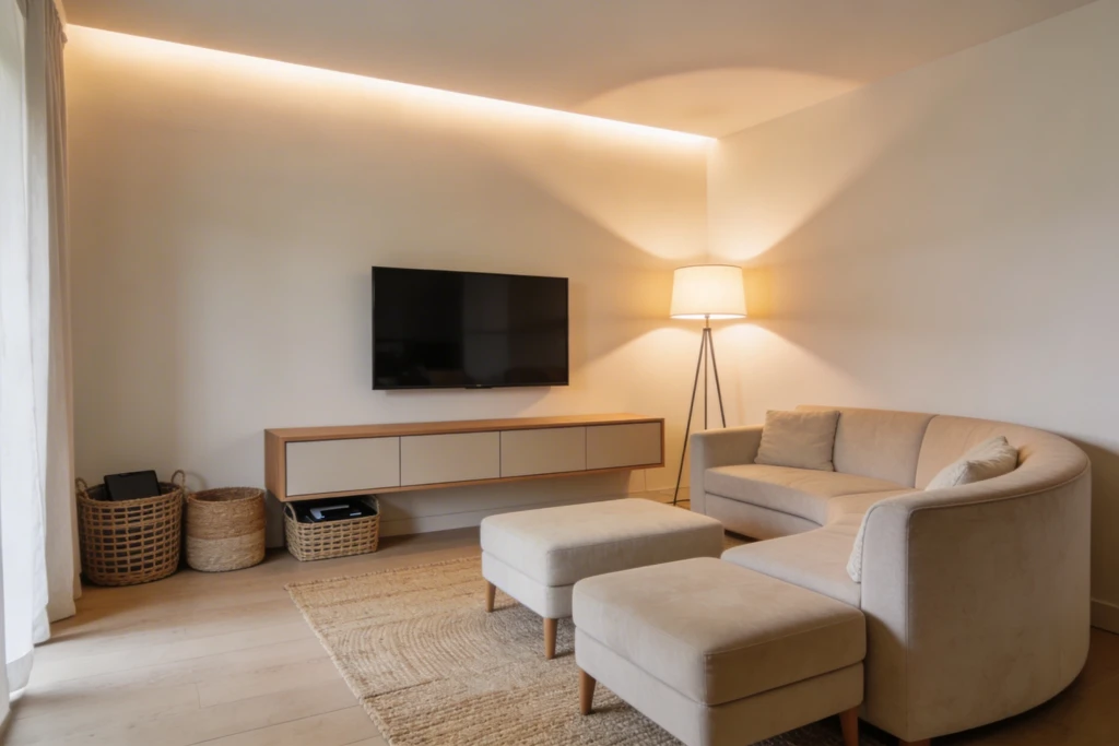 Small Living Room Layout with Tv Hacks for Cozy Spaces