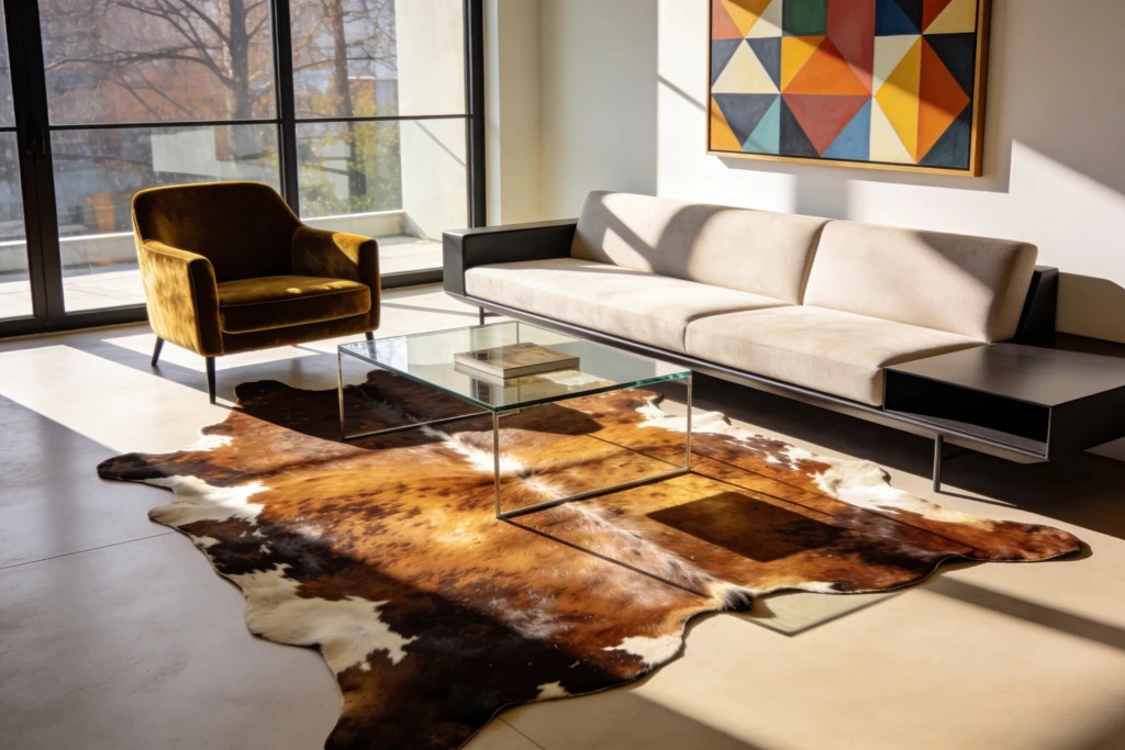 Cowhide Rug Living Room: Style That Wows