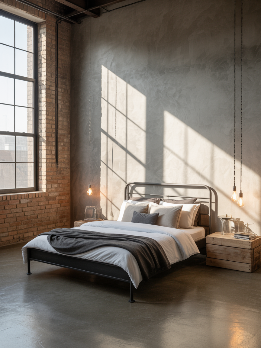 3. Industrial Loft Vibes