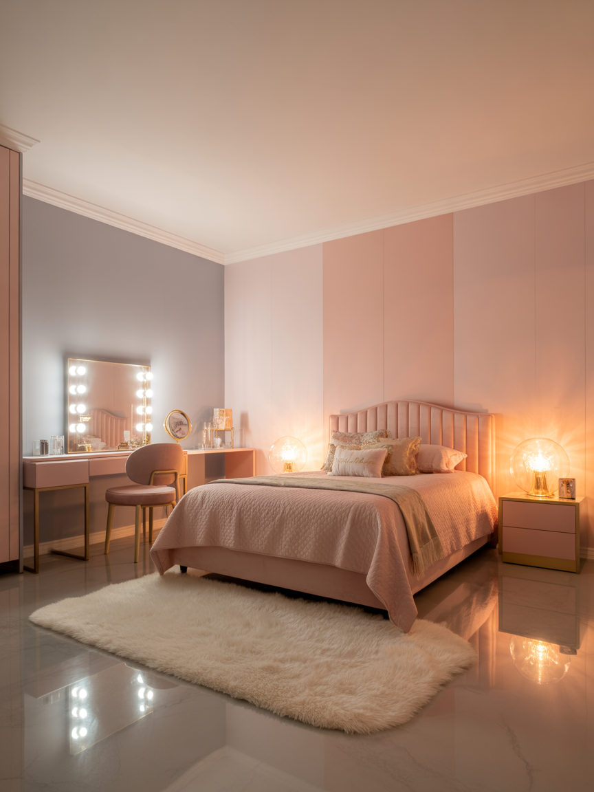 6. Soft Glam Luxe Retreat