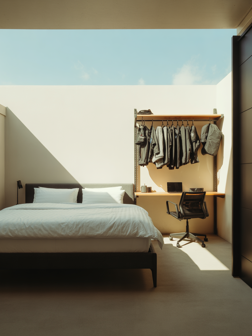 9. Sporty Minimal Athlete’s Space