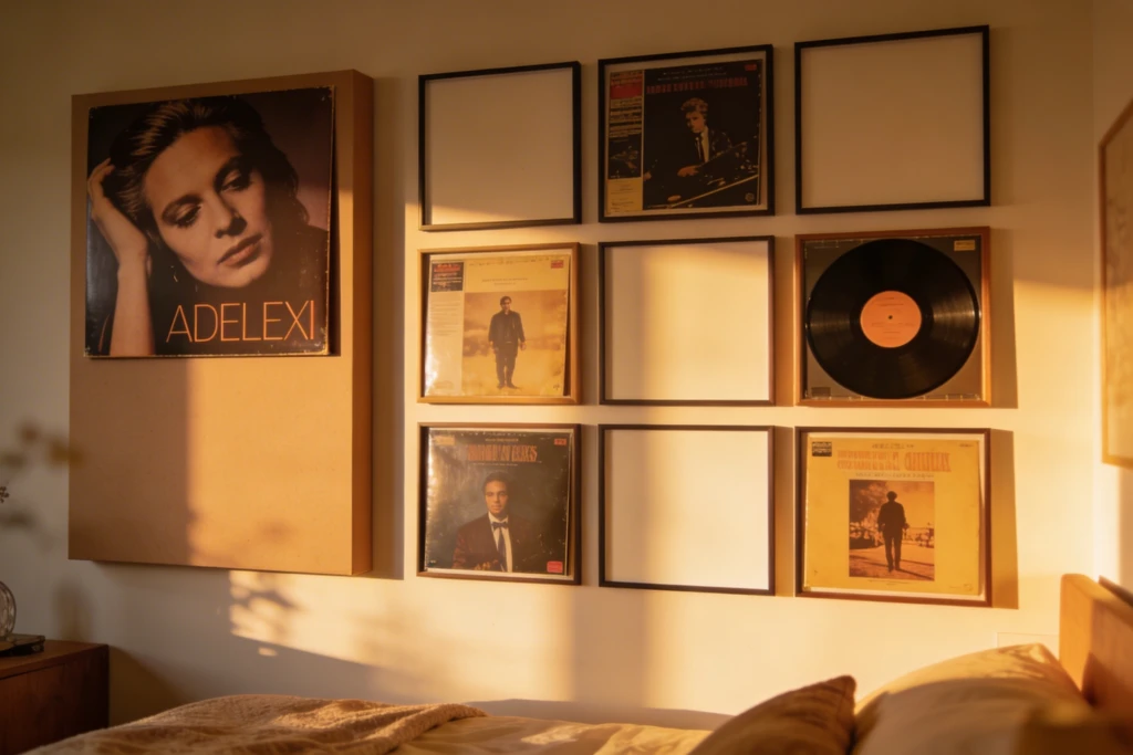 7 Album Cover Wall Decor Bedroom Ideas for Your Vibe