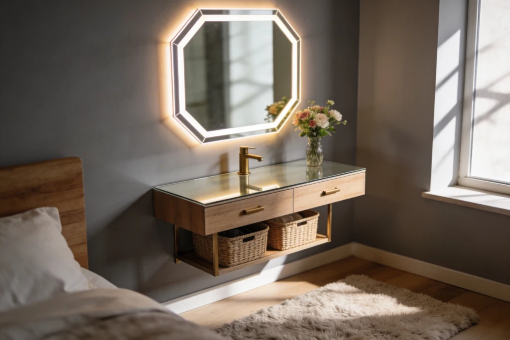 7 Dressing Table Ideas Bedroom Modern: Chic Makeovers for Tiny Spaces