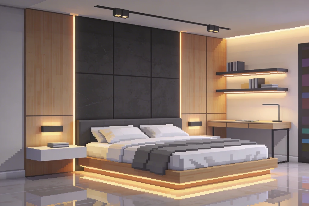 Bloxburg Bedroom Ideas Modern: Sleek Sleep Sanctuary