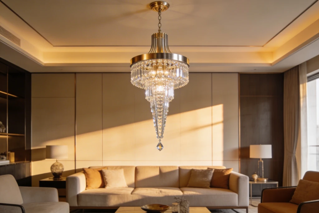 9 Elegant Living Room Decor with Chandelier: Luxe Ideas for Wow-Factor