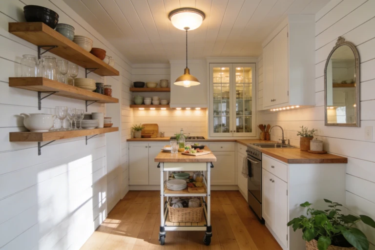 Farmhouse Kitchen Small Space: Big Charm, Tiny Footprint