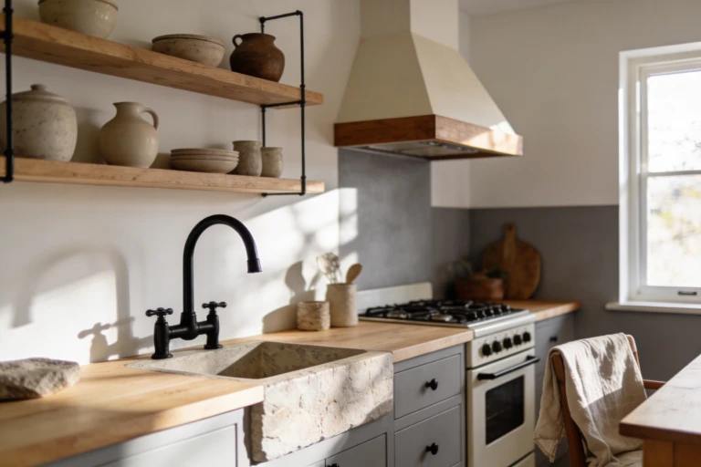 Small Farmhouse Kitchen: Cozy Essentials for Tiny Spaces