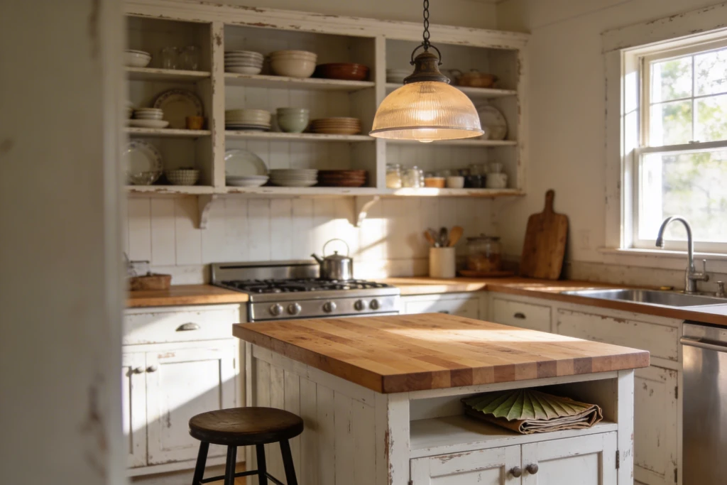 7 Small Farmhouse Kitchen with Island: Cozy, Compact, Chic