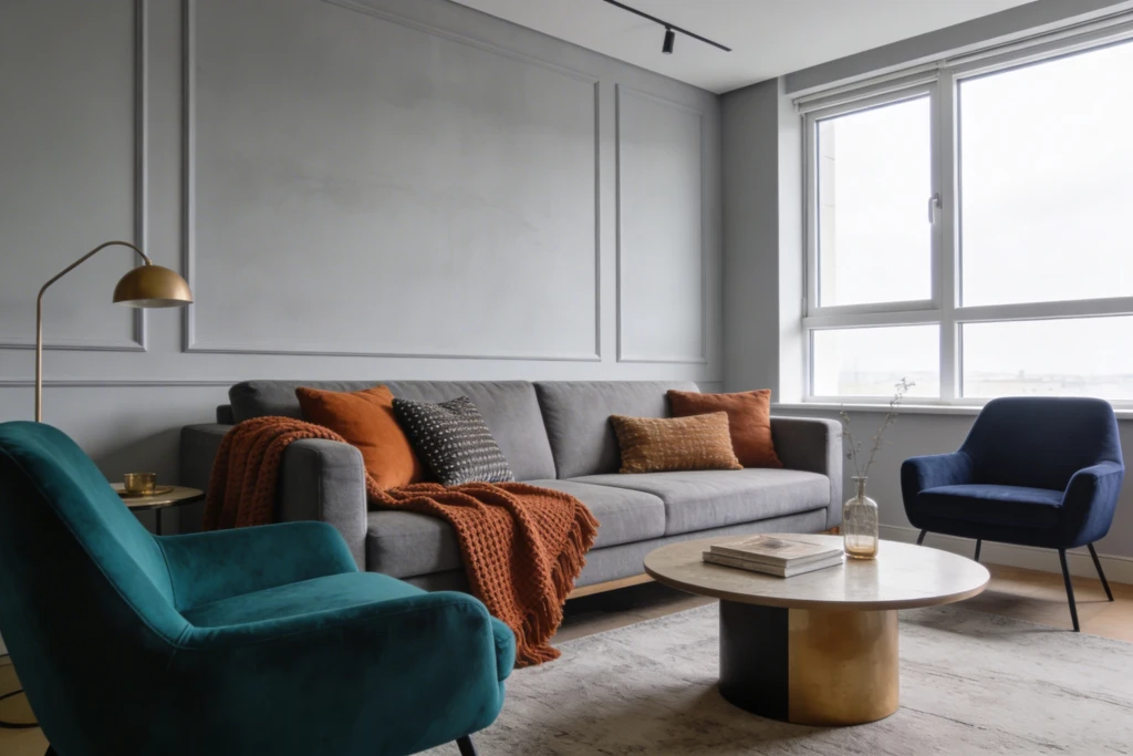 7 Living Room Inspiration Grey Couch: Bold, Cozy Ideas