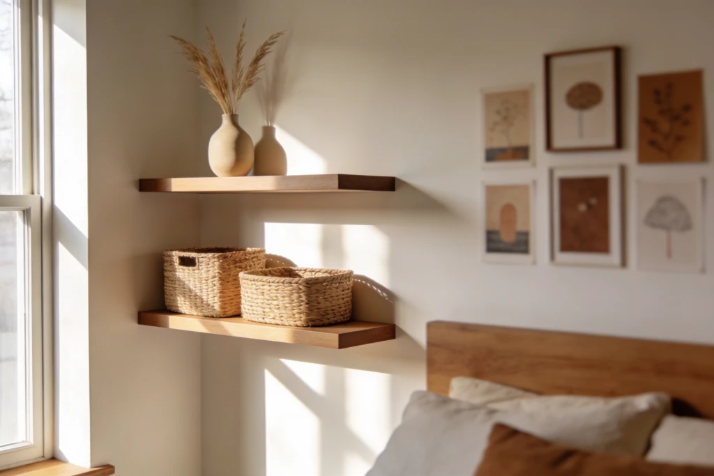 Transform Your Space: 6 Floating Shelf Decor Ideas Bedroom
