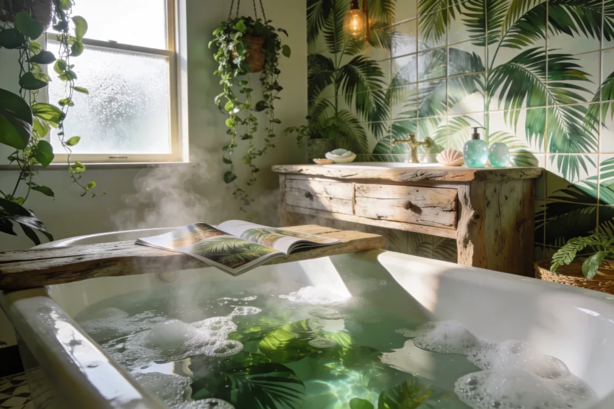 12 Tropical Bathroom Ideas: Vacation-Wave Makeover