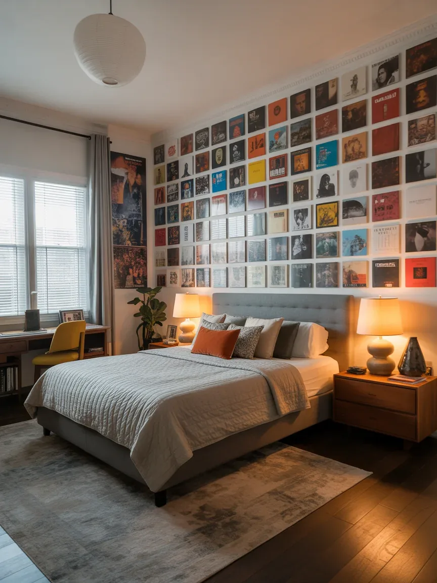 21 Album Cover Wall Decor Ideas That Add Personality to Your Room