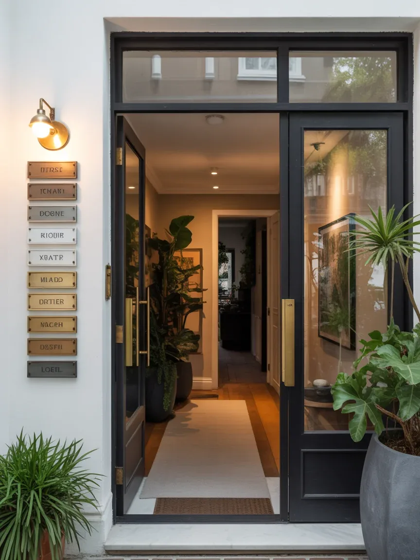 21 Home Name Plate Ideas That Add Personality to Your Entryway and Wow Guests