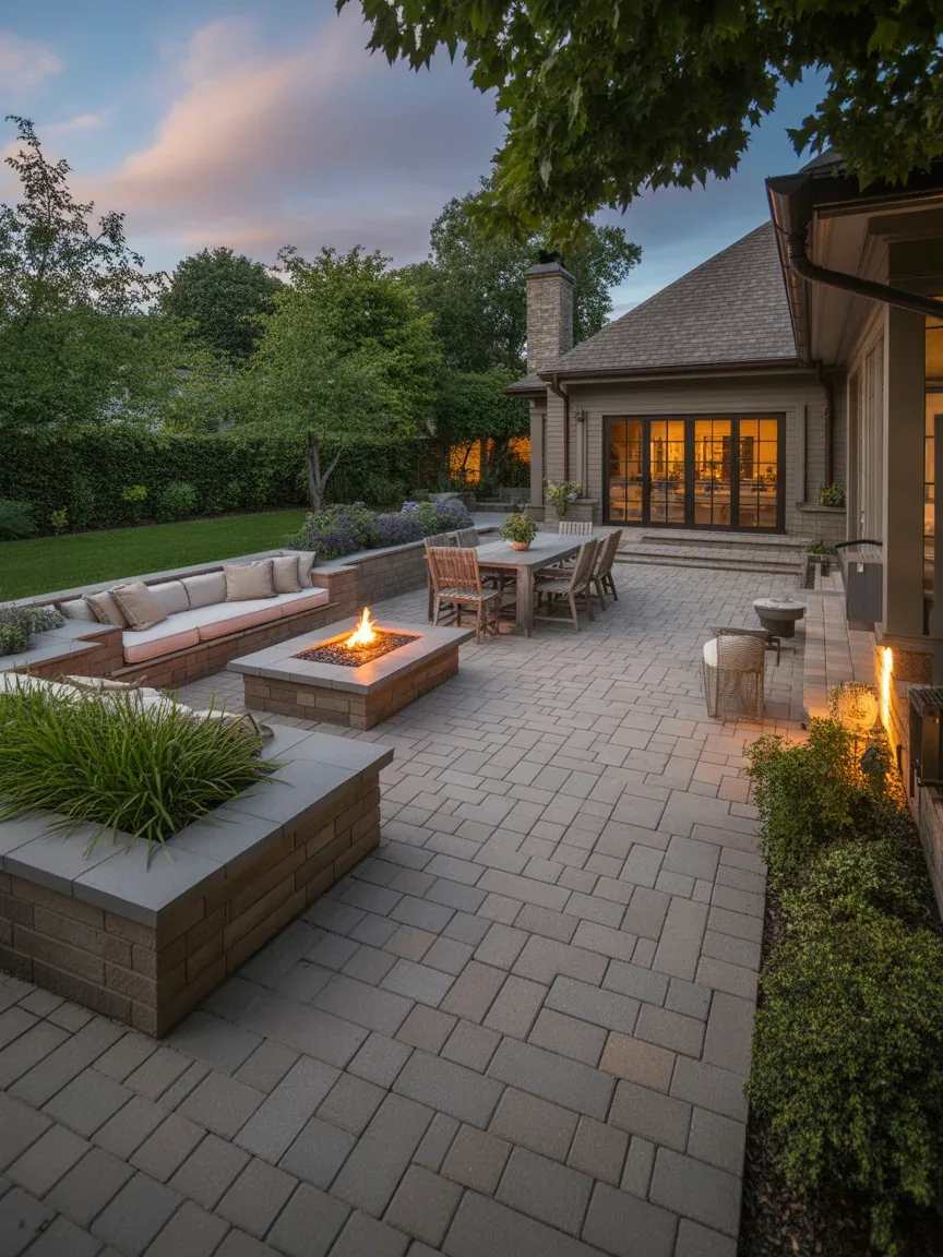 21 Patio Paver Ideas For a Beautiful and Durable Outdoor Space You’ll Love