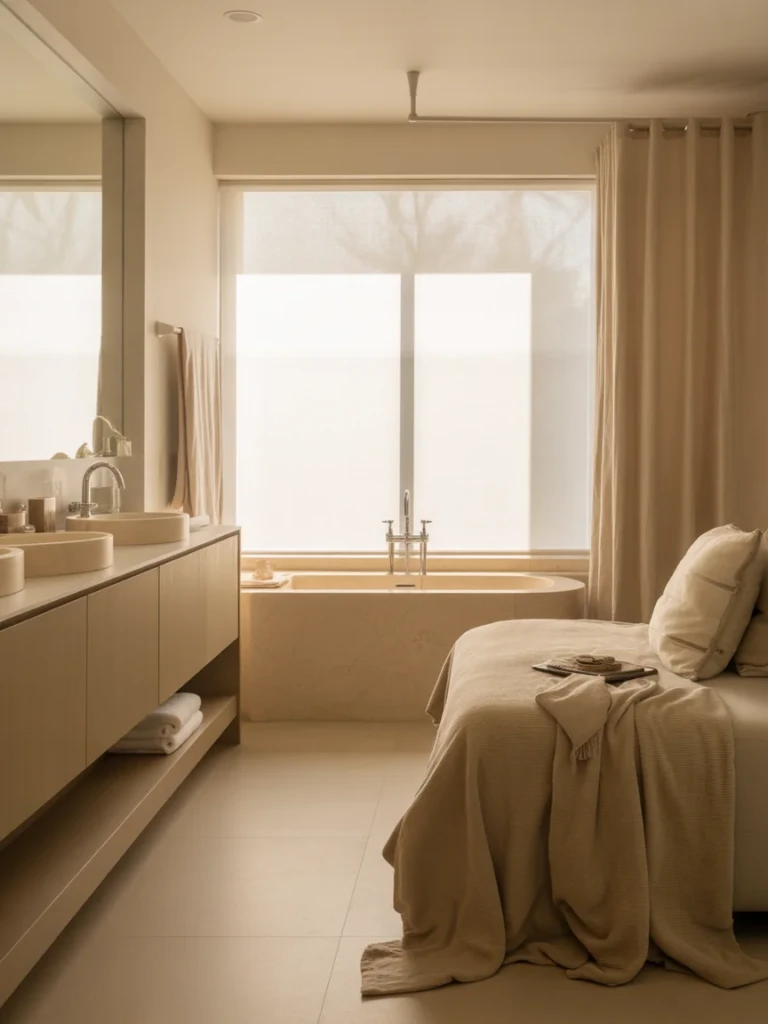 22 Neutral Bathroom Ideas That Feel Calm & Luxurious