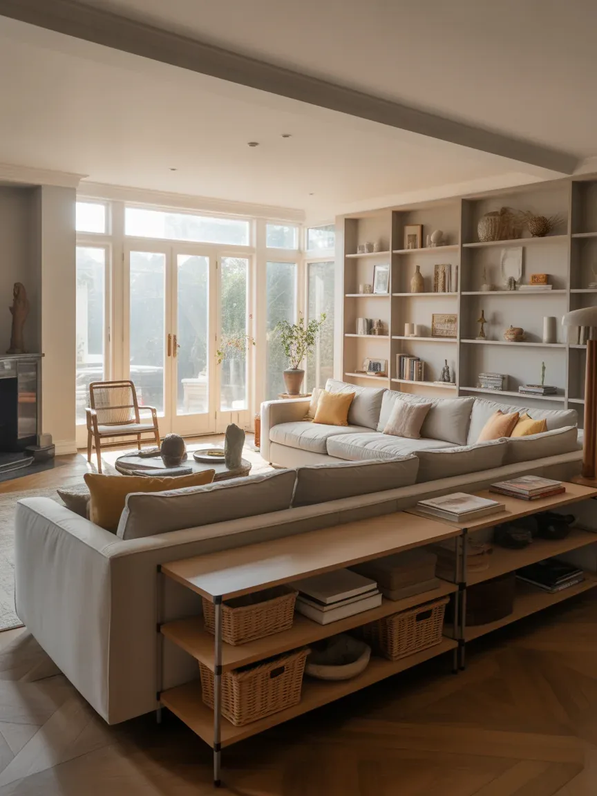 22 Organized Living Room Ideas That Keep Your Space Clutter-Free