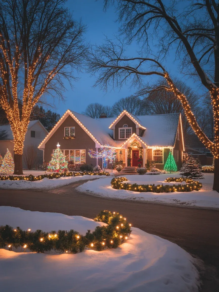 22 Outdoor Christmas Lights Ideas To Brighten Up Your Home Like Magic