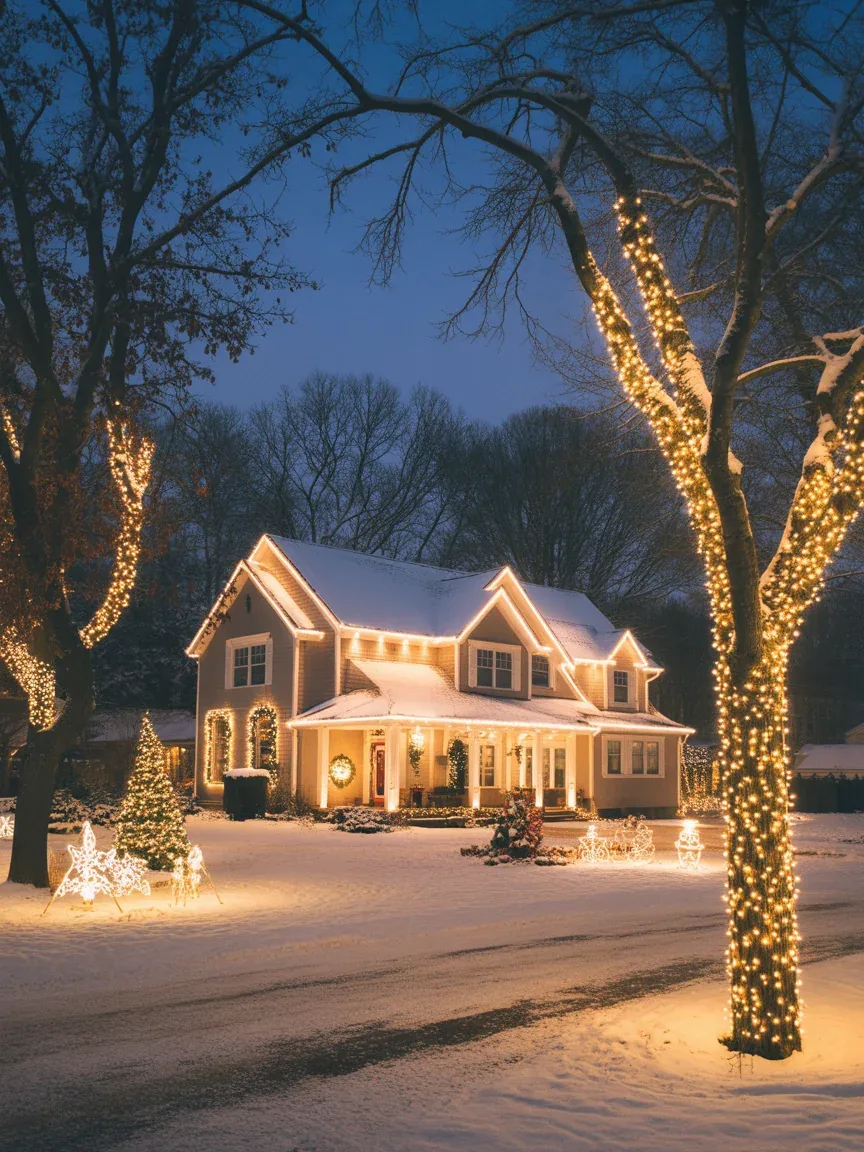 22 Outdoor Christmas Lights Ideas To Brighten Up Your Home Instantly