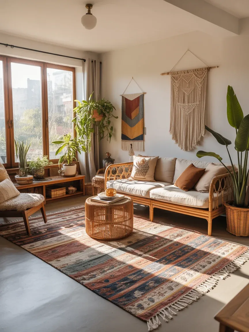 24 Boho Living Room Decor Ideas With Must-Have Decor You Can Shop Online