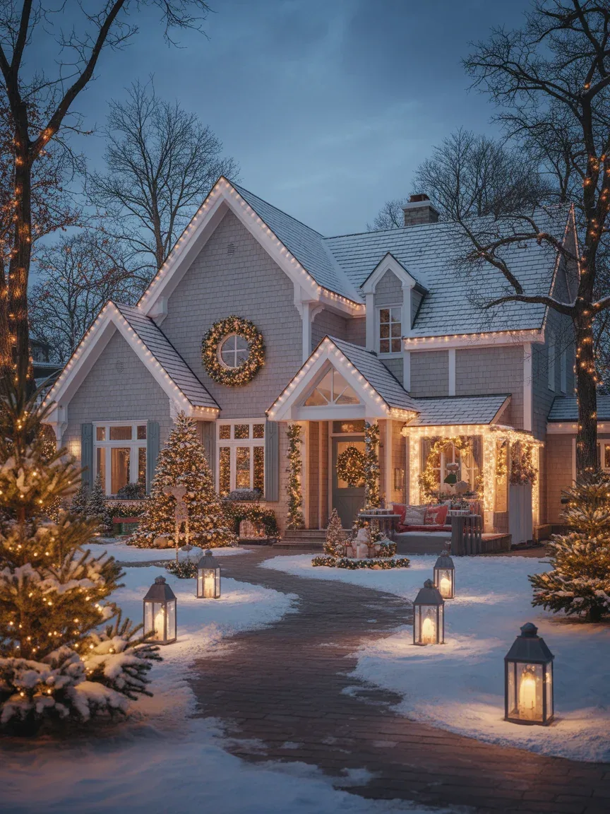 24 Outdoor Christmas Decoration Ideas That Make Your Home Magical