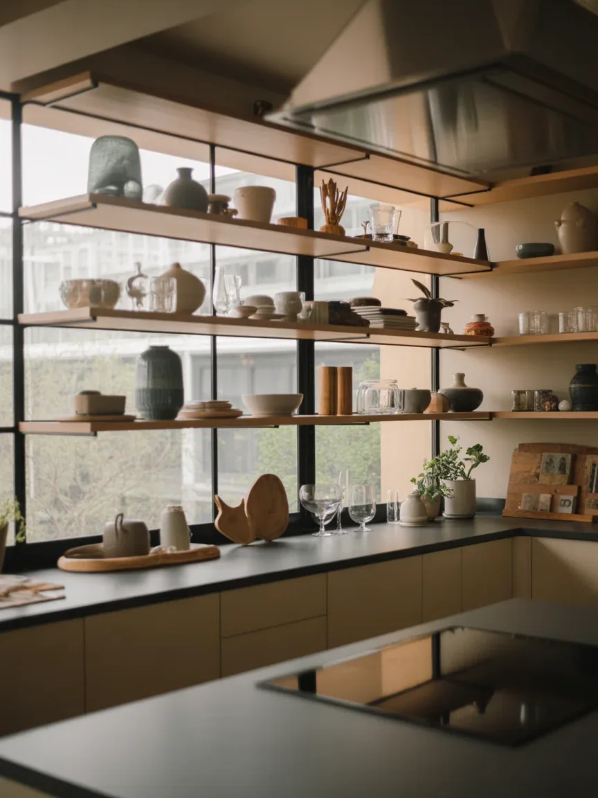 25 Kitchen Floating Shelves Styling Ideas That Feel Balanced And Beautiful
