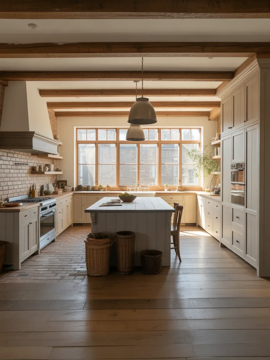 26 Farmhouse Kitchen Flooring Ideas That Balance Warmth and Durability Perfectly
