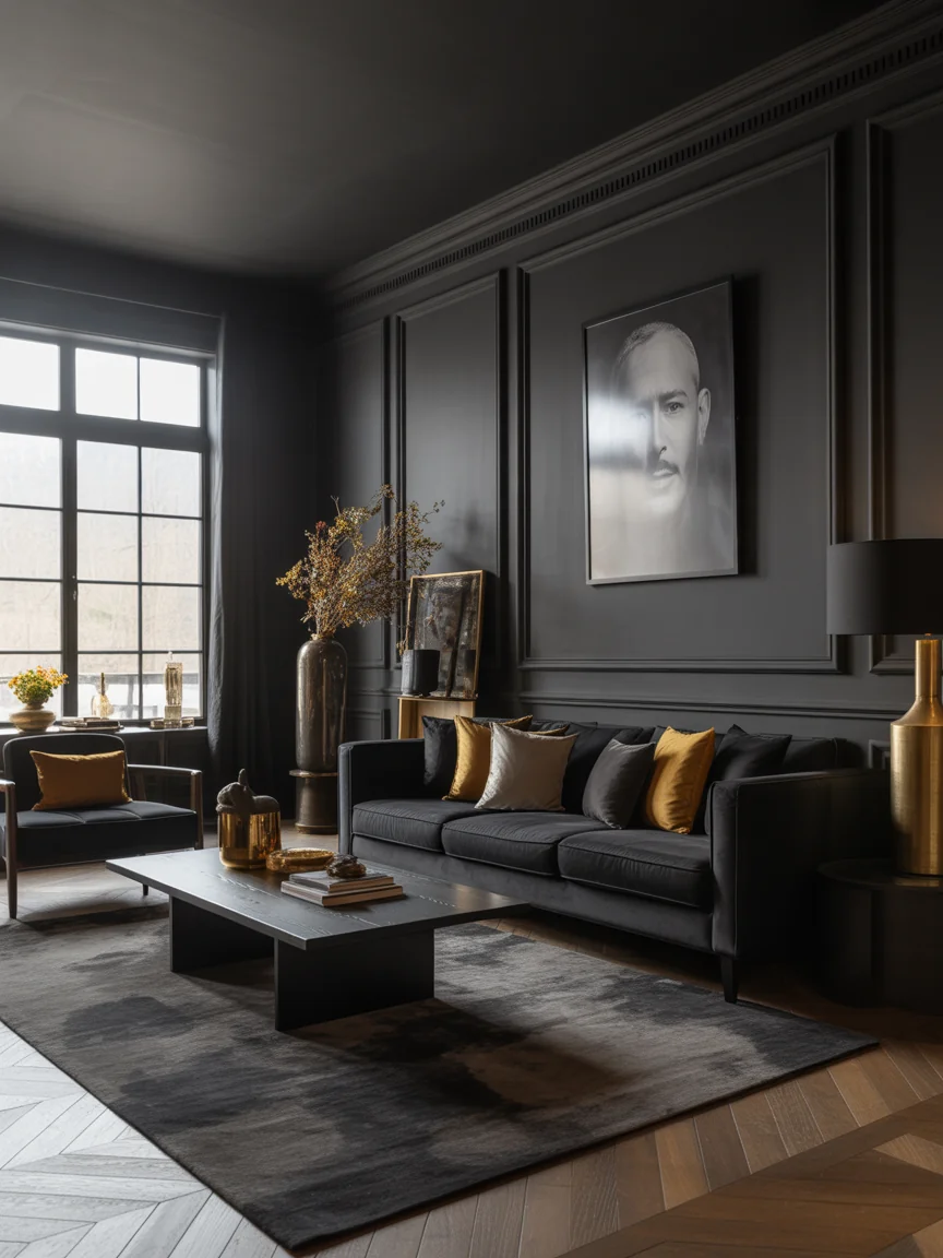 27 Black Living Room Ideas That Feel Bold & Chic and Totally Unforgettable