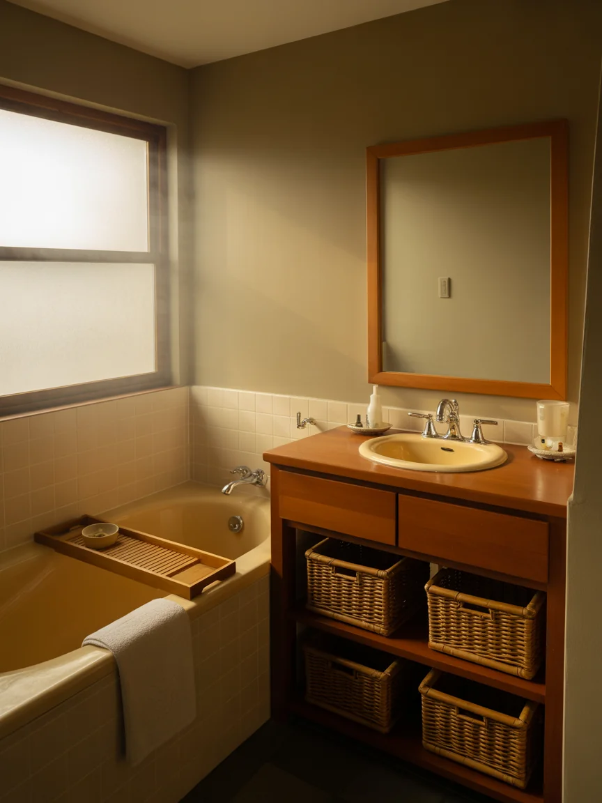 2. Warm Wood Spa Retreat