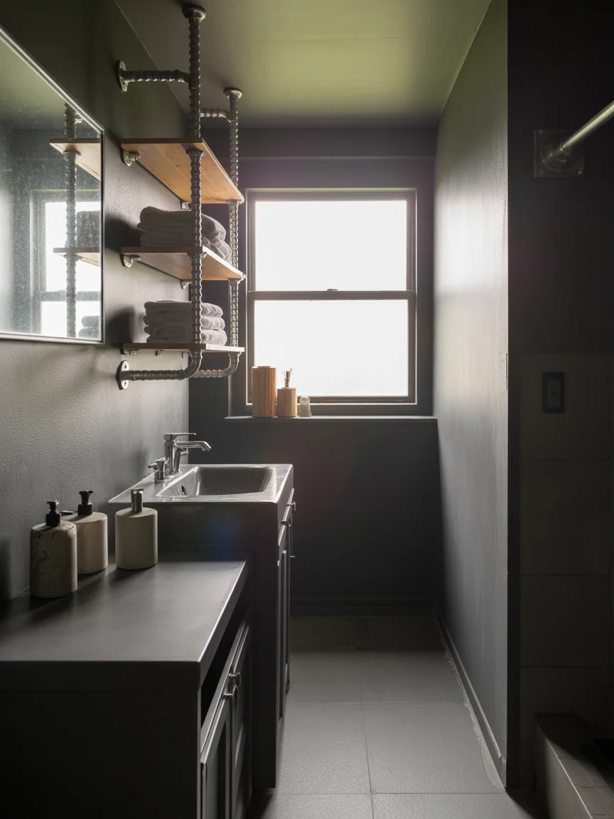 5. Industrial Chic Budget Makeover