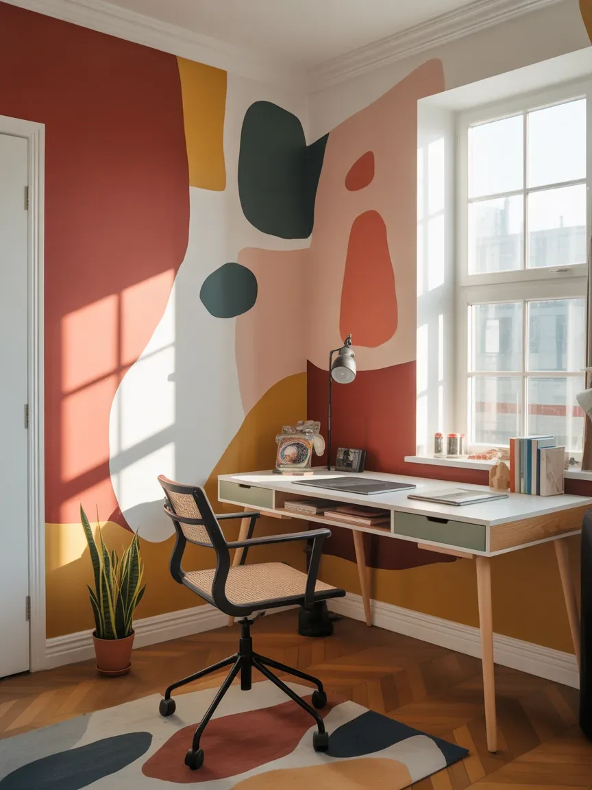 18. Abstract Art Studio Corner 18. Abstract Art Studio Corner