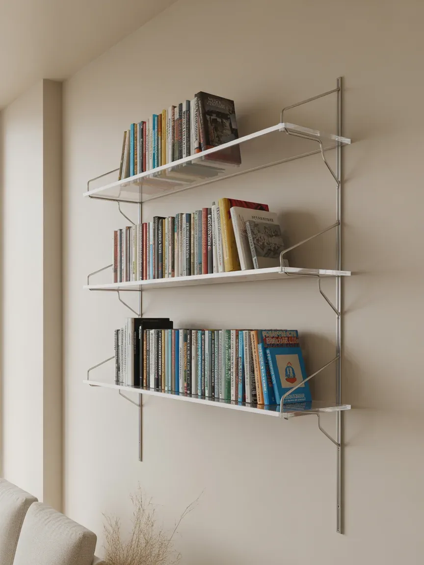 22. Acrylic Invisible Shelf Layers 22. Acrylic Invisible Shelf Layers