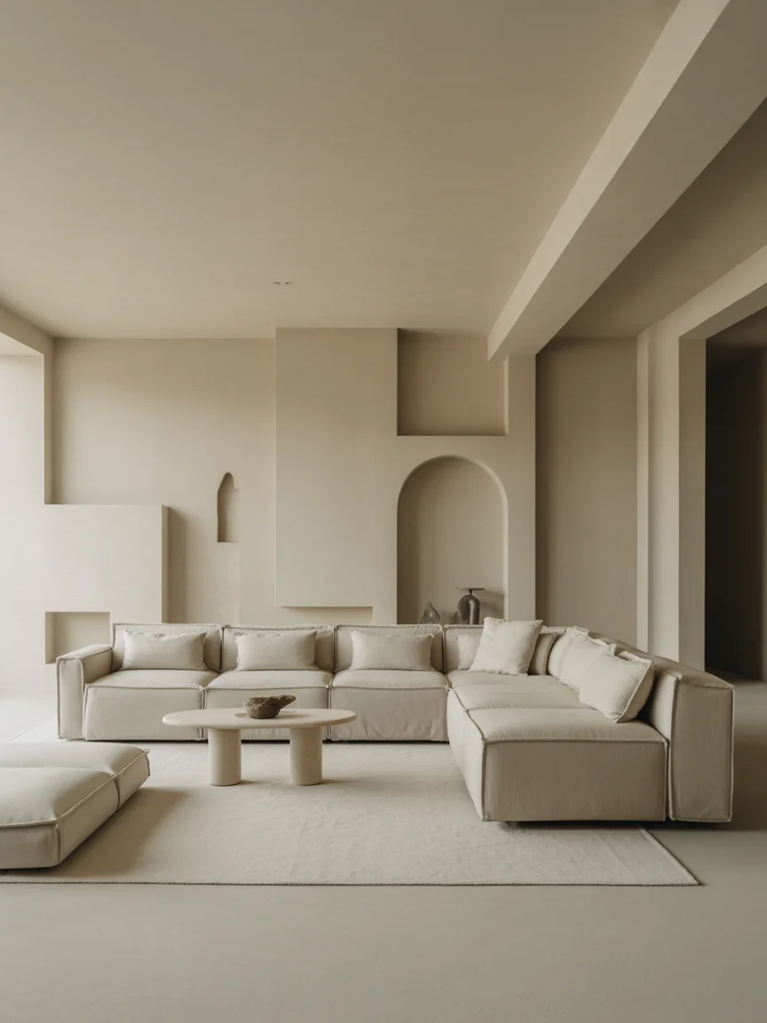 7. Airy Minimalist With Oversized Pieces