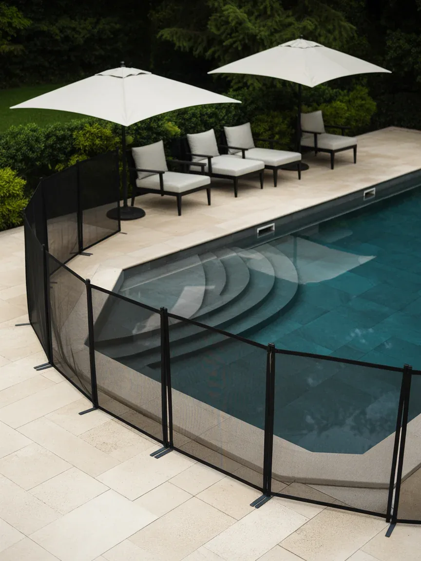 15. All-Black Dramatic Fence Design 15. All-Black Dramatic Fence Design