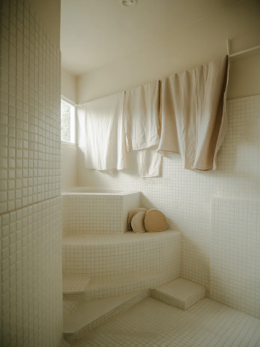 18. All-White With Texture Layers