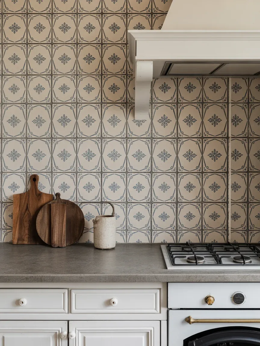 16. Antique Tile Pattern Wallpaper 16. Antique Tile Pattern Wallpaper