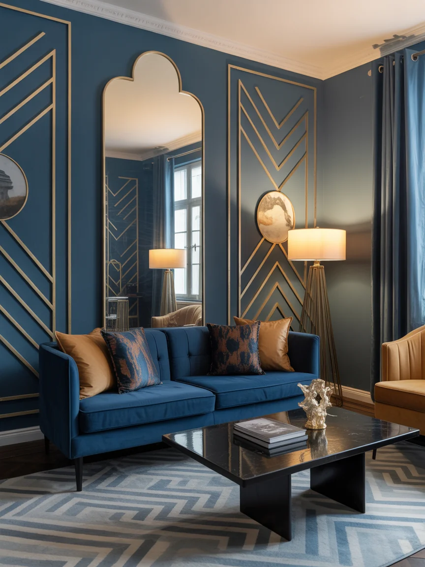 12. Art Deco Drama With Bold Patterns