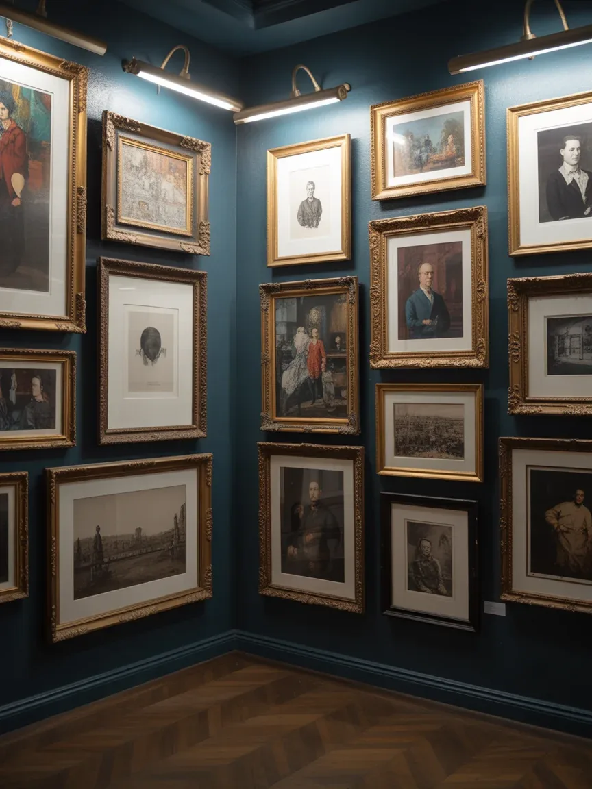 8. Art-Filled Intellectual Gallery Space 8. Art-Filled Intellectual Gallery Space