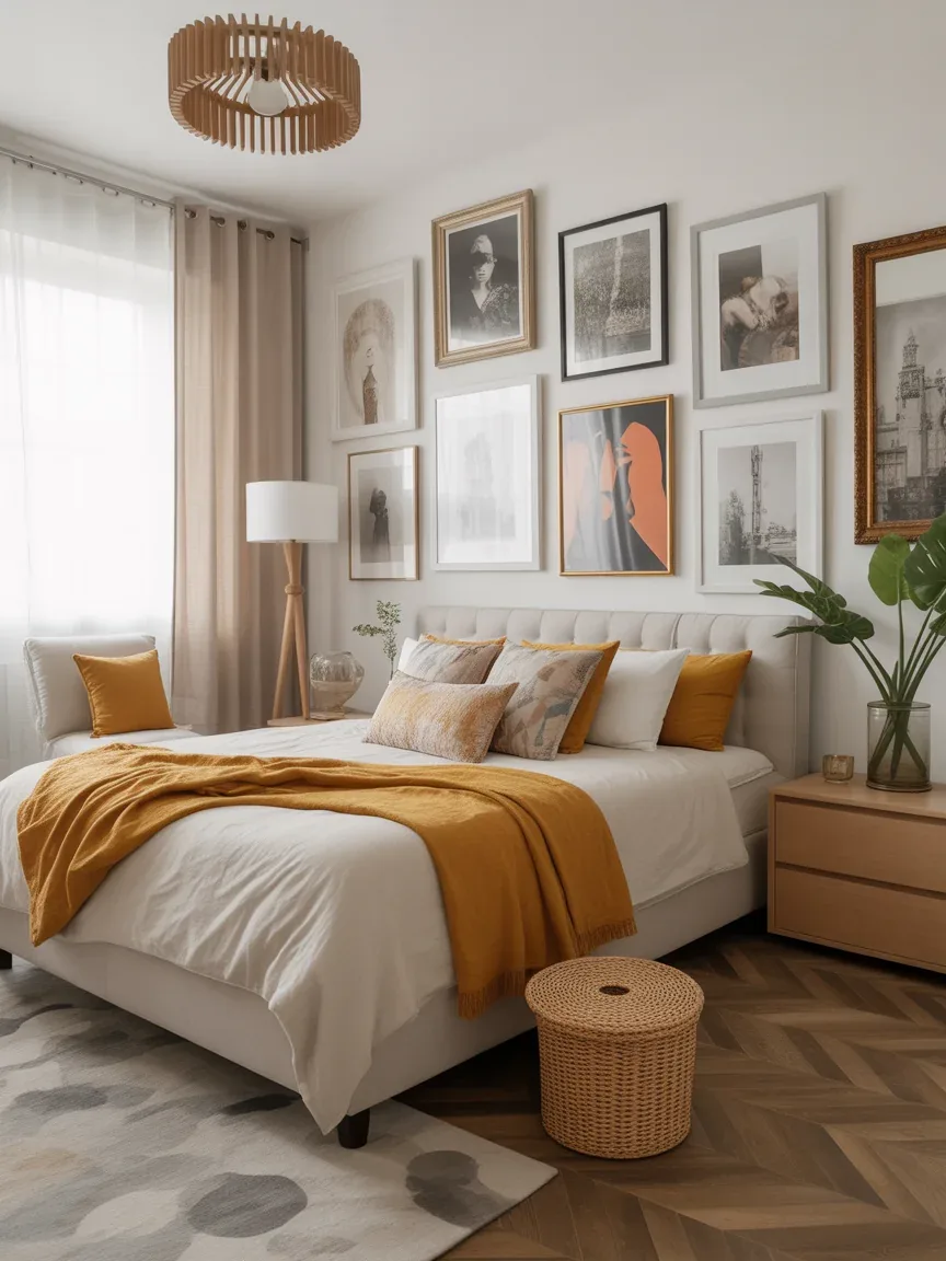 16. Artistic Boho With Gallery Walls 16. Artistic Boho With Gallery Walls
