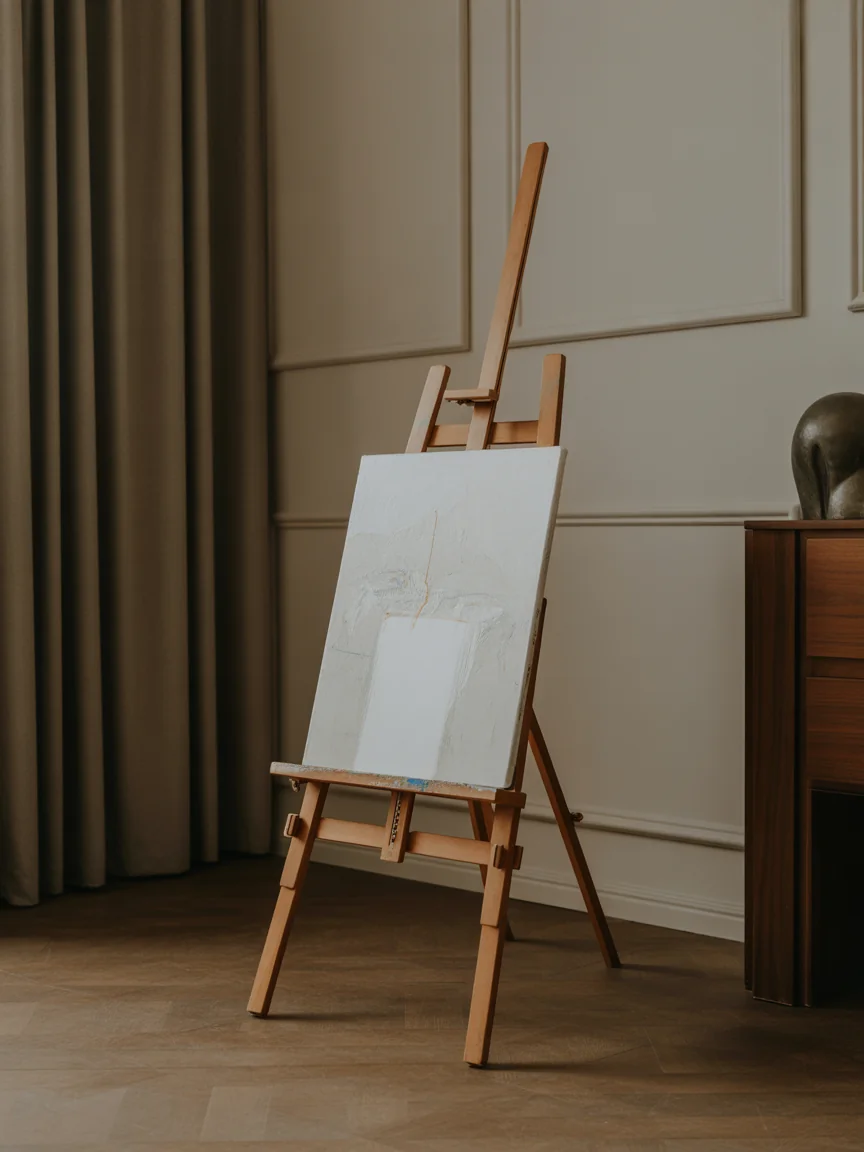 14. Artistic Easel Corner