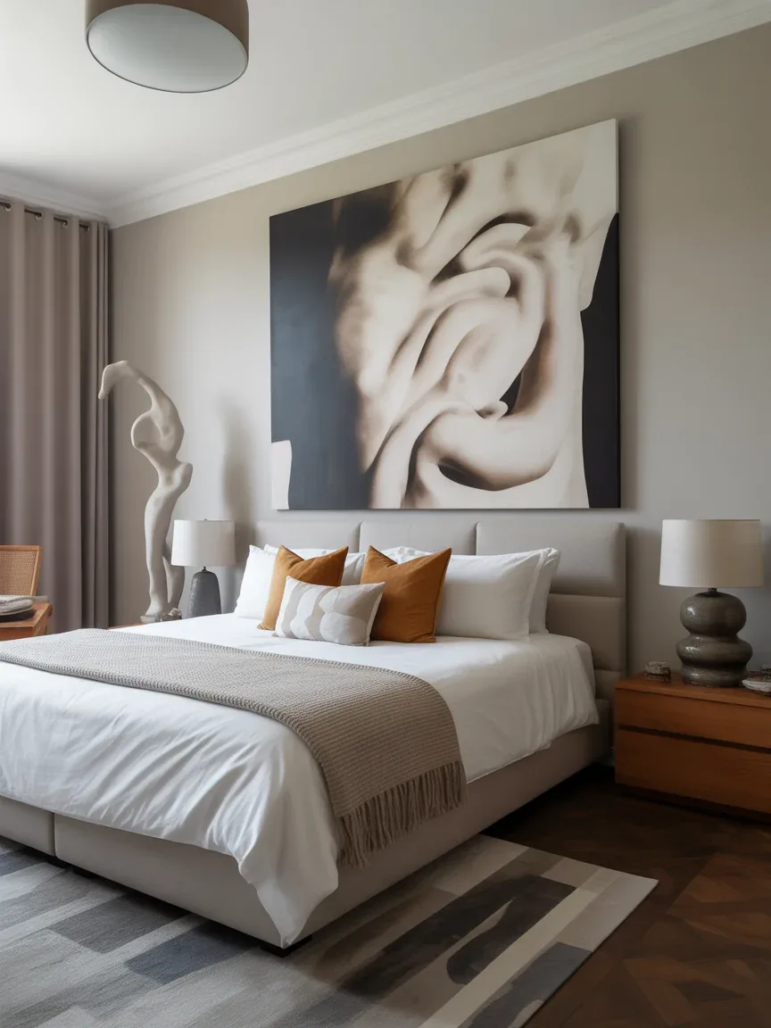 18. Artistic Loft With Statement Pieces 18. Artistic Loft With Statement Pieces
