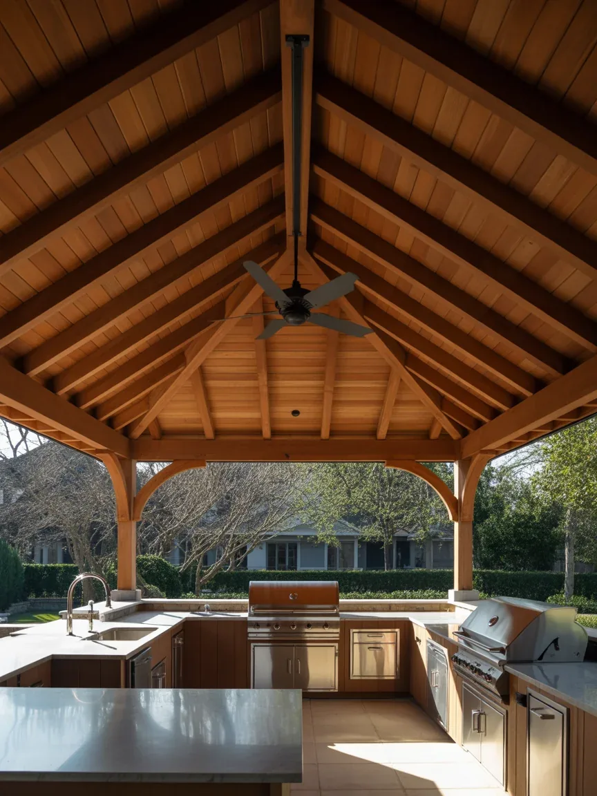 12. Backyard Pavilion Kitchen 12. Backyard Pavilion Kitchen