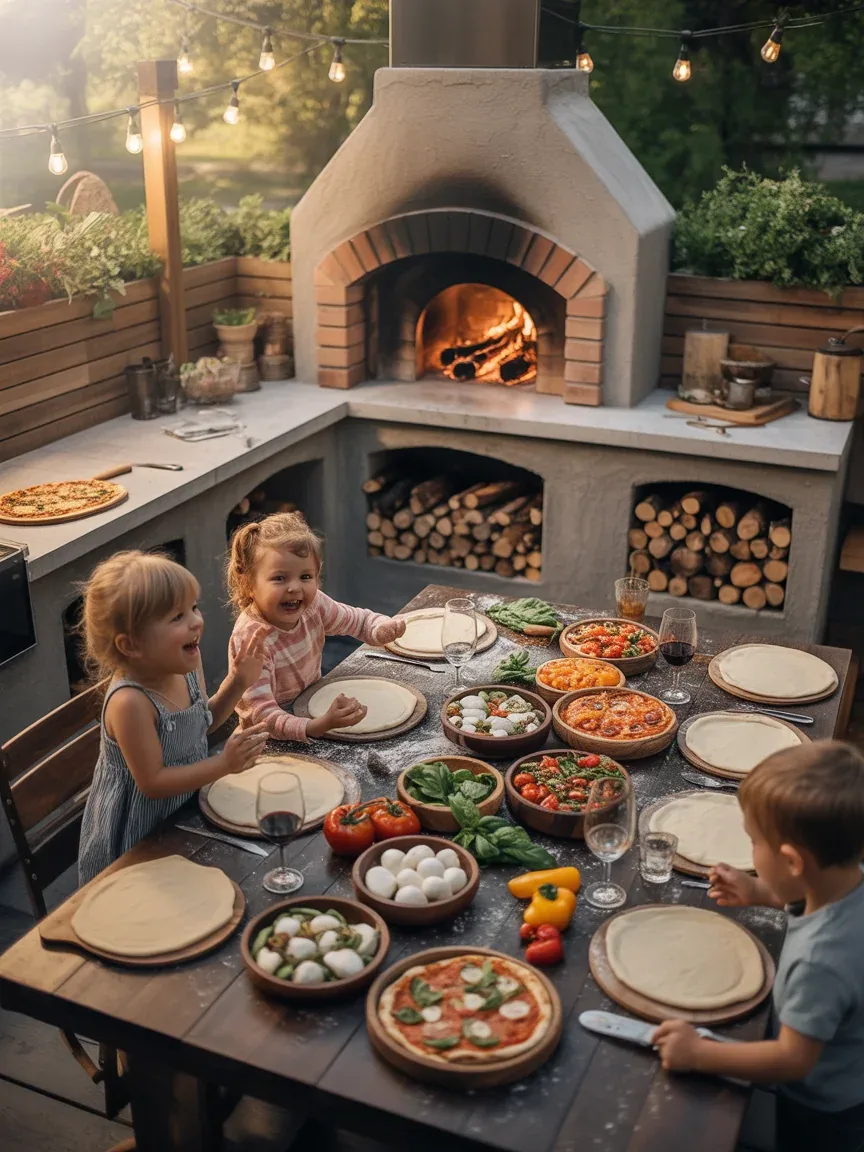 16. Backyard Pizza Oven Party Kitchen 16. Backyard Pizza Oven Party Kitchen