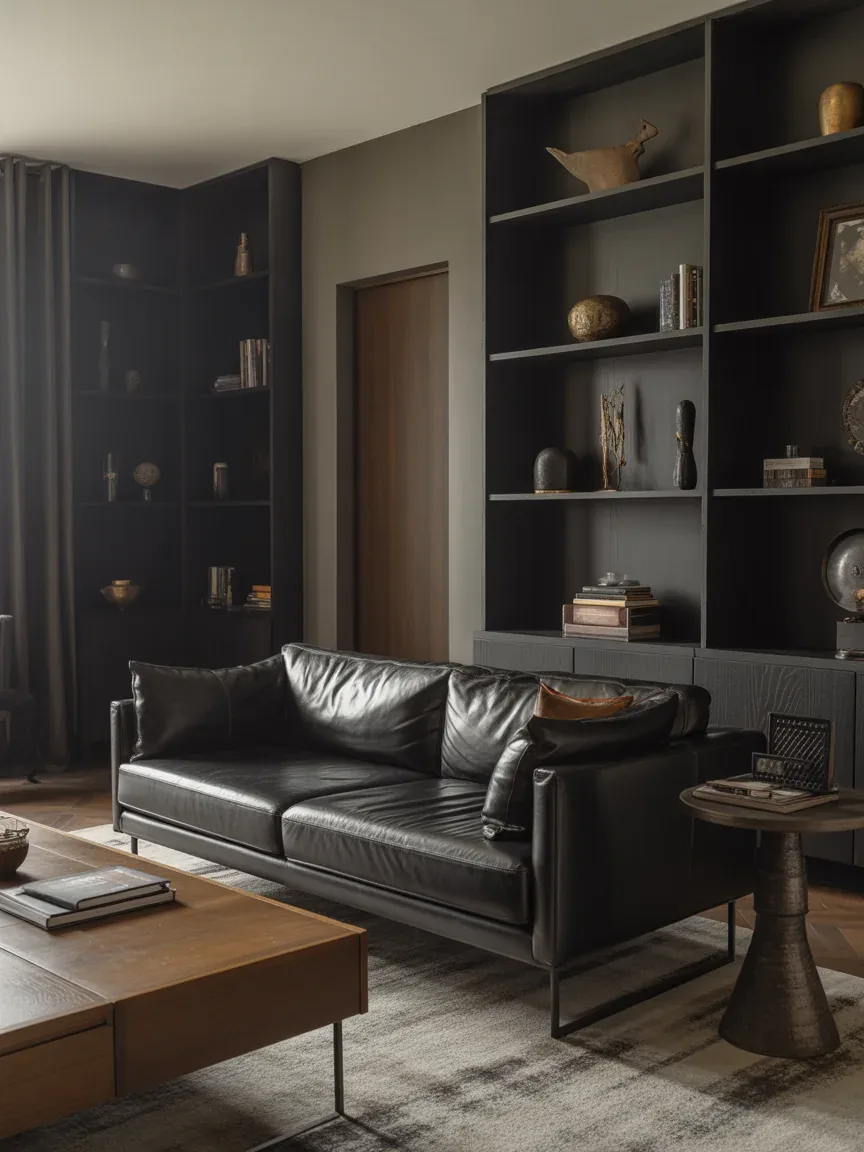 18. Black and Leather Masculine Space 18. Black and Leather Masculine Space