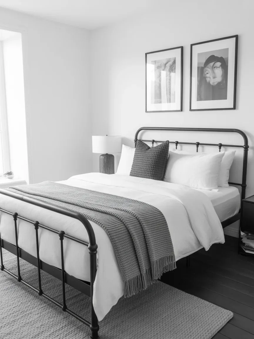 5. Black and White Minimalist Chic 5. Black and White Minimalist Chic