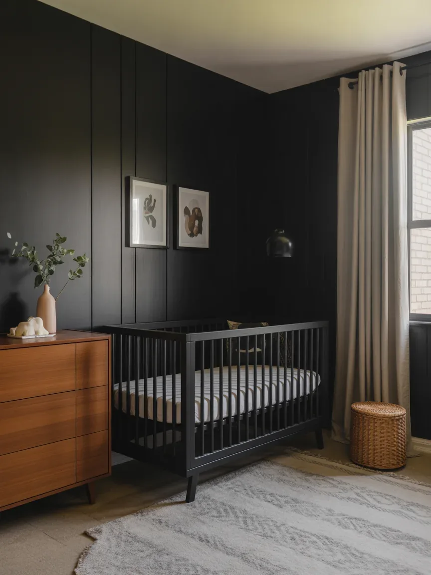 13. Black And Wood Modern Contrast 13. Black And Wood Modern Contrast
