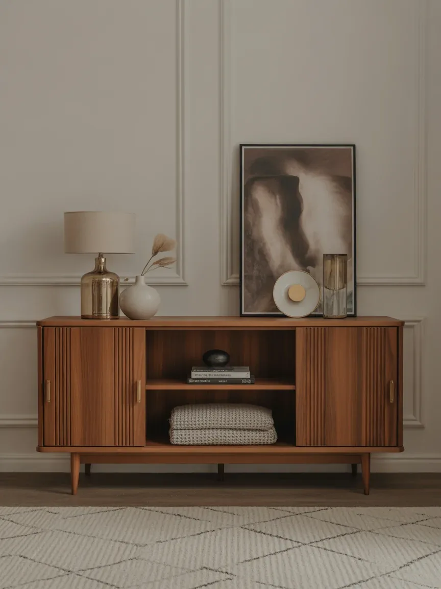 23. Blanket Storage in Sideboard 23. Blanket Storage in Sideboard
