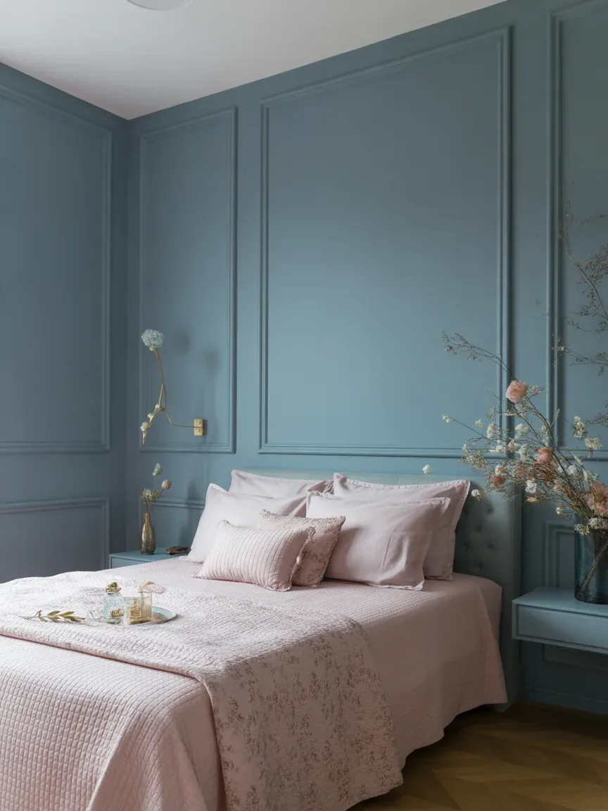 5. Blue and Blush Romantic Haven 5. Blue and Blush Romantic Haven